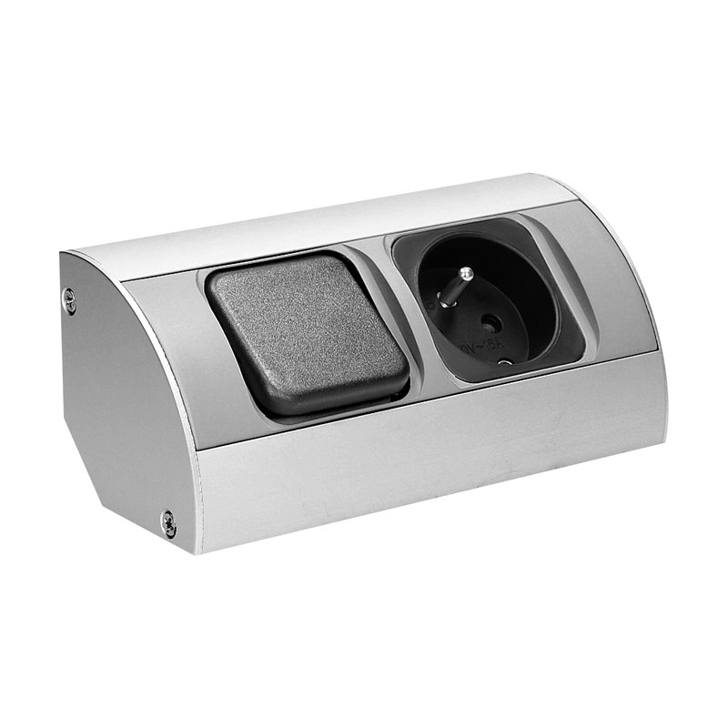 GNIAZDO MEBLOWE Z WYŁĄCZNIKIEM, 1X2P+Z ORNO GNIAZDO MEBLOWE Z WYŁĄCZNIKIEM, 1X2P+Z ORNO
