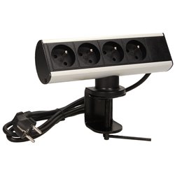 GNIAZDO BIURKOWE Z UCHWYTEM MONTAŻOWYM 4X2P+Z I PRZEWODEM 1,8M ORNO GNIAZDO BIURKOWE Z UCHWYTEM MONTAŻOWYM 4X2P+Z I PRZEWODEM 1,8M ORNO