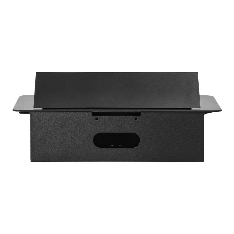 GNIAZDA MEBLOWE WPUSZCZANE W BLAT Z PŁASKIM FREZOWANYM RANTEM I ŁADOWARKĄ USB, 2X2P+Z (SCHUKO), 2XUSB, CZARNY ORNO GNIAZDA MEBLOWE WPUSZCZANE W BLAT Z PŁASKIM FREZOWANYM RANTEM I ŁADOWARKĄ USB, 2X2P+Z (SCHUKO), 2XUSB, CZARNY ORNO
