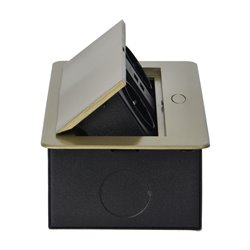 GNIAZDA MEBLOWE WPUSZCZANE W BLAT Z PŁASKIM FREZOWANYM RANTEM I ŁADOWARKĄ USB, 2X2P+Z (SCHUKO), 2XUSB, MOSIĄDZ ORNO GNIAZDA MEBLOWE WPUSZCZANE W BLAT Z PŁASKIM FREZOWANYM RANTEM I ŁADOWARKĄ USB, 2X2P+Z (SCHUKO), 2XUSB, MOSIĄDZ ORNO