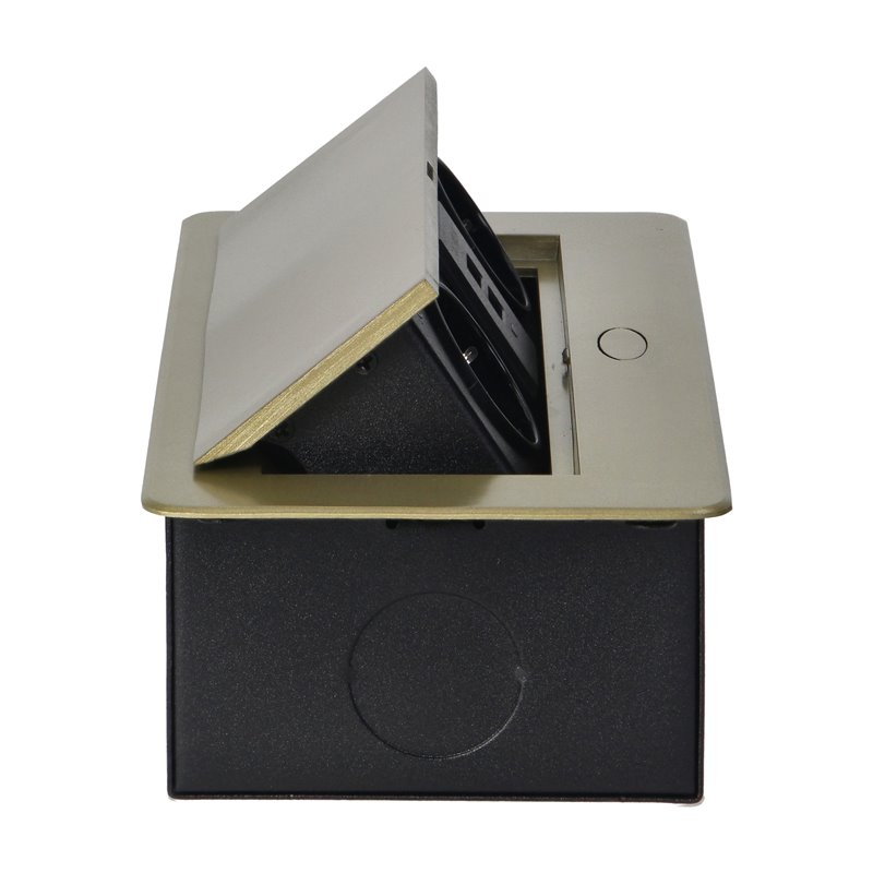 GNIAZDA MEBLOWE WPUSZCZANE W BLAT Z PŁASKIM FREZOWANYM RANTEM I ŁADOWARKĄ USB, 2X2P+Z (SCHUKO), 2XUSB, MOSIĄDZ ORNO GNIAZDA MEBLOWE WPUSZCZANE W BLAT Z PŁASKIM FREZOWANYM RANTEM I ŁADOWARKĄ USB, 2X2P+Z (SCHUKO), 2XUSB, MOSIĄDZ ORNO