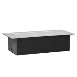 GNIAZDA MEBLOWE WPUSZCZANE W BLAT Z PŁASKIM FREZOWANYM RANTEM I ŁADOWARKĄ USB, 2X2P+Z (SCHUKO), 2XUSB, SREBRNY ORNO GNIAZDA MEBLOWE WPUSZCZANE W BLAT Z PŁASKIM FREZOWANYM RANTEM I ŁADOWARKĄ USB, 2X2P+Z (SCHUKO), 2XUSB, SREBRNY ORNO