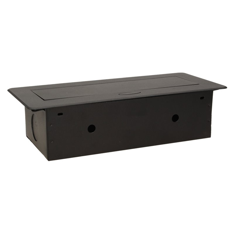 GNIAZDO MEBLOWE WPUSZCZANE W BLAT Z PŁASKIM FREZOWANYM RANTEM I ŁADOWARKĄ USB, 2X2P+Z, 2XUSB, CZARNY ORNO GNIAZDO MEBLOWE WPUSZCZANE W BLAT Z PŁASKIM FREZOWANYM RANTEM I ŁADOWARKĄ USB, 2X2P+Z, 2XUSB, CZARNY ORNO