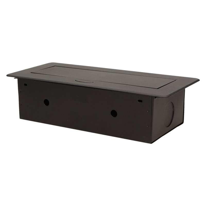 GNIAZDO MEBLOWE WPUSZCZANE W BLAT Z PŁASKIM FREZOWANYM RANTEM I ŁADOWARKĄ USB, 2X2P+Z, 2XUSB, CZARNY ORNO GNIAZDO MEBLOWE WPUSZCZANE W BLAT Z PŁASKIM FREZOWANYM RANTEM I ŁADOWARKĄ USB, 2X2P+Z, 2XUSB, CZARNY ORNO