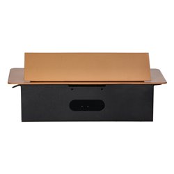 GNIAZDA MEBLOWE WPUSZCZANE W BLAT Z PŁASKIM FREZOWANYM RANTEM I ŁADOWARKĄ USB, 2X2P+Z, 2XUSB, ZŁOTE ORNO GNIAZDA MEBLOWE WPUSZCZANE W BLAT Z PŁASKIM FREZOWANYM RANTEM I ŁADOWARKĄ USB, 2X2P+Z, 2XUSB, ZŁOTE ORNO