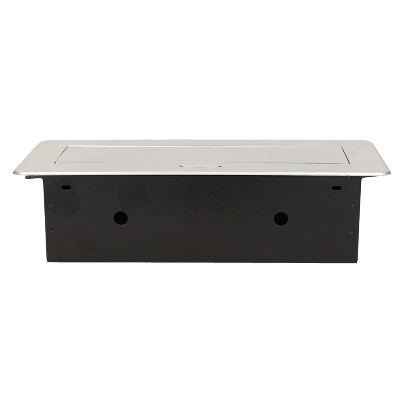 GNIAZDO MEBLOWE WPUSZCZANE W BLAT Z PŁASKIM FREZOWANYM RANTEM I ŁADOWARKĄ USB, 2X2P+Z, 2XUSB, SREBRNY ORNO GNIAZDO MEBLOWE WPUSZCZANE W BLAT Z PŁASKIM FREZOWANYM RANTEM I ŁADOWARKĄ USB, 2X2P+Z, 2XUSB, SREBRNY ORNO