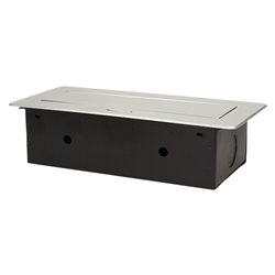 GNIAZDO MEBLOWE WPUSZCZANE W BLAT Z PŁASKIM FREZOWANYM RANTEM I ŁADOWARKĄ USB, 2X2P+Z, 2XUSB, SREBRNY ORNO GNIAZDO MEBLOWE WPUSZCZANE W BLAT Z PŁASKIM FREZOWANYM RANTEM I ŁADOWARKĄ USB, 2X2P+Z, 2XUSB, SREBRNY ORNO