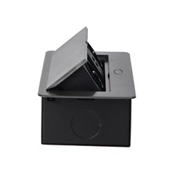 GNIAZDA MEBLOWE WPUSZCZANE W BLAT Z PŁASKIM FREZOWANYM RANTEM I ŁADOWARKĄ USB, 2X2P+Z, 2XUSB, GRAFIT ORNO GNIAZDA MEBLOWE WPUSZCZANE W BLAT Z PŁASKIM FREZOWANYM RANTEM I ŁADOWARKĄ USB, 2X2P+Z, 2XUSB, GRAFIT ORNO