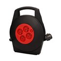 PRZEDŁUŻACZ BĘBNOWY, 4 GNIAZDA 2P+Z, POLWINIT H05VV-F 3X1MM2, DŁUGOŚĆ 10M ORNO