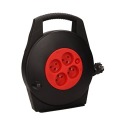 PRZEDŁUŻACZ BĘBNOWY, 4 GNIAZDA 2P+Z, POLWINIT H05VV-F 3X1MM2, DŁUGOŚĆ 10M ORNO PRZEDŁUŻACZ BĘBNOWY, 4 GNIAZDA 2P+Z, POLWINIT H05VV-F 3X1MM2, DŁUGOŚĆ 10M ORNO