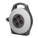 PRZEDŁUŻACZ BĘBNOWY, 4 GNIAZDA 2P+Z (SCHUKO), KABEL PVC H05VV-F 3X1MM2 , DŁUGOŚĆ 10M ORNO PRZEDŁUŻACZ BĘBNOWY, 4 GNIAZDA 2P+Z (SCHUKO), KABEL PVC H05VV-F 3X1MM2 , DŁUGOŚĆ 10M ORNO