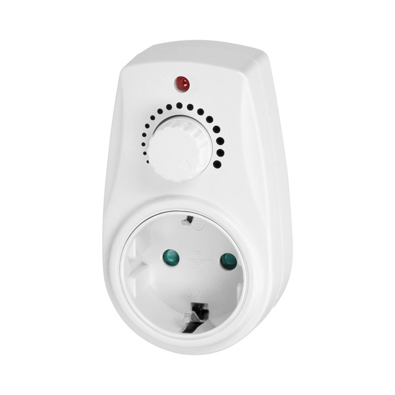 ŚCIEMNIACZ Z DODATKOWYM GNIAZDEM SIECIOWYM 2P+Z (SCHUKO), MAX.280W ORNO
