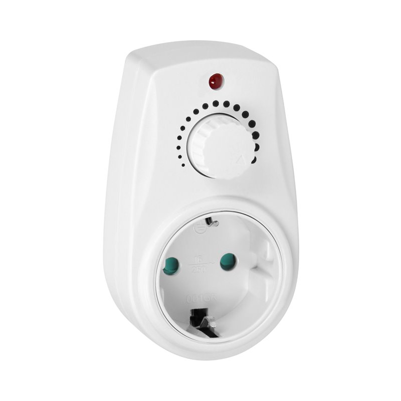 ŚCIEMNIACZ Z DODATKOWYM GNIAZDEM SIECIOWYM 2P+Z (SCHUKO), MAX.280W ORNO ŚCIEMNIACZ Z DODATKOWYM GNIAZDEM SIECIOWYM 2P+Z (SCHUKO), MAX.280W ORNO