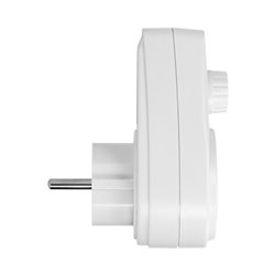 ŚCIEMNIACZ Z DODATKOWYM GNIAZDEM SIECIOWYM 2P+Z (SCHUKO), MAX.280W ORNO ŚCIEMNIACZ Z DODATKOWYM GNIAZDEM SIECIOWYM 2P+Z (SCHUKO), MAX.280W ORNO