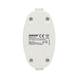 ŚCIEMNIACZ NAKABLOWY 20-100W, BIAŁY ORNO ŚCIEMNIACZ NAKABLOWY 20-100W, BIAŁY ORNO