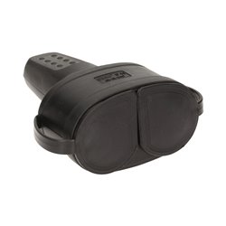 BRYZGOSZCZELNE, PODWÓJNE GNIAZDO GUMOWE 2P+Z, IP44 ORNO BRYZGOSZCZELNE, PODWÓJNE GNIAZDO GUMOWE 2P+Z, IP44 ORNO