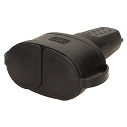 BRYZGOSZCZELNE, PODWÓJNE GNIAZDO GUMOWE 2P+Z, IP44, WERSJA SCHUKO ORNO BRYZGOSZCZELNE, PODWÓJNE GNIAZDO GUMOWE 2P+Z, IP44, WERSJA SCHUKO ORNO