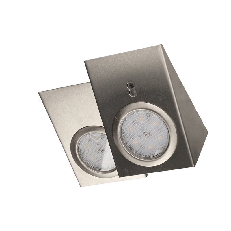 ZESTAW OPRAW PODSZAFKOWYCH LED 2,5W, 180LM, 4000K, Z WYŁĄCZNIKIEM BEZDOTYKOWYM, INOX ORNO ZESTAW OPRAW PODSZAFKOWYCH LED 2,5W, 180LM, 4000K, Z WYŁĄCZNIKIEM BEZDOTYKOWYM, INOX ORNO
