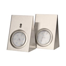 ZESTAW OPRAW PODSZAFKOWYCH LED 2,5W, 180LM, 4000K, Z WYŁĄCZNIKIEM BEZDOTYKOWYM, INOX ORNO ZESTAW OPRAW PODSZAFKOWYCH LED 2,5W, 180LM, 4000K, Z WYŁĄCZNIKIEM BEZDOTYKOWYM, INOX ORNO
