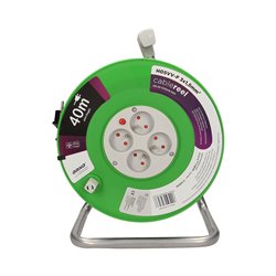 PRZEDŁUŻACZ BĘBNOWY POLWINIT H05VV-F 3X1,5MM2 - 40M, 4X2P+Z ORNO PRZEDŁUŻACZ BĘBNOWY POLWINIT H05VV-F 3X1,5MM2 - 40M, 4X2P+Z ORNO