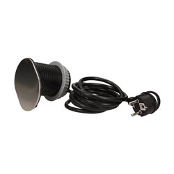 GNIAZDO MEBLOWE O6CM, WPUSZCZANE W BLAT Z PRZESUWNĄ POKRYWKĄ, ŁADOWARKĄ USB I PRZEWODEM 1,9M, 1X2P+Z, 1XUSB (2,4A), 3X1MM2 ORNO GNIAZDO MEBLOWE O6CM, WPUSZCZANE W BLAT Z PRZESUWNĄ POKRYWKĄ, ŁADOWARKĄ USB I PRZEWODEM 1,9M, 1X2P+Z, 1XUSB (2,4A), 3X1MM2 ORNO