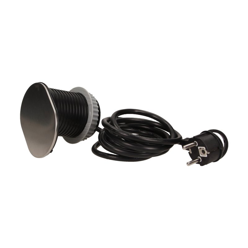 GNIAZDO MEBLOWE O6CM, WPUSZCZANE W BLAT Z PRZESUWNĄ POKRYWKĄ, ŁADOWARKĄ USB I PRZEWODEM 1,9M, 1X2P+Z, 1XUSB (2,4A), 3X1MM2 ORNO GNIAZDO MEBLOWE O6CM, WPUSZCZANE W BLAT Z PRZESUWNĄ POKRYWKĄ, ŁADOWARKĄ USB I PRZEWODEM 1,9M, 1X2P+Z, 1XUSB (2,4A), 3X1MM2 ORNO