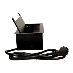 GNIAZDO MEBLOWE WPUSZCZANE W BLAT Z PŁASKIM FREZOWANYM RANTEM, SZCZOTKĄ PRZECIWKURZOWĄ, ŁADOWARKĄ USB I PRZEWODEM 1,5M, 2X2P+Z, GNIAZDO MEBLOWE WPUSZCZANE W BLAT Z PŁASKIM FREZOWANYM RANTEM, SZCZOTKĄ PRZECIWKURZOWĄ, ŁADOWARKĄ USB I PRZEWODEM 1,5M, 2X2P+Z,