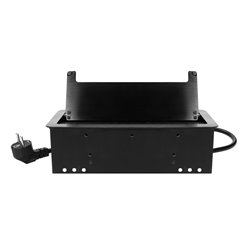 GNIAZDO MEBLOWE WPUSZCZANE W BLAT Z PŁASKIM FREZOWANYM RANTEM, SZCZOTKĄ PRZECIWKURZOWĄ, ŁADOWARKĄ USB I PRZEWODEM 1,5M, 2X2P+Z, GNIAZDO MEBLOWE WPUSZCZANE W BLAT Z PŁASKIM FREZOWANYM RANTEM, SZCZOTKĄ PRZECIWKURZOWĄ, ŁADOWARKĄ USB I PRZEWODEM 1,5M, 2X2P+Z,