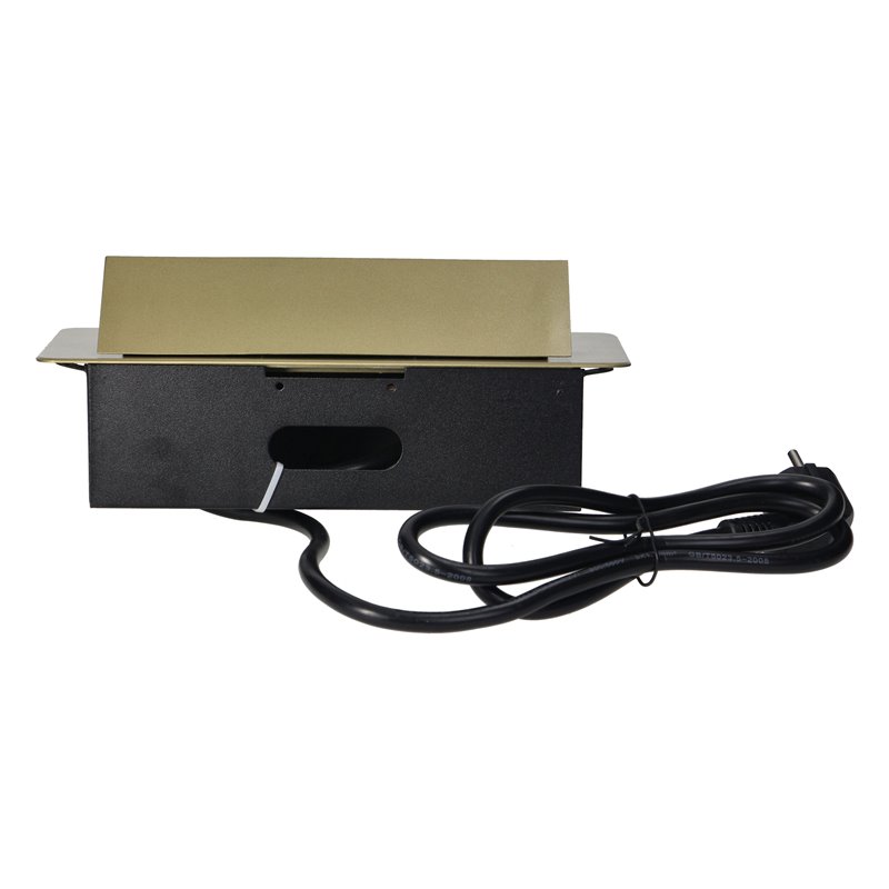 GNIAZDA MEBLOWE WPUSZCZANE W BLAT Z PŁASKIM FREZOWANYM RANTEM, ŁADOWARKĄ USB I PRZEWODEM 1,5M, 2X2P+Z (SCHUKO), 2XUSB, KOLOR MOS GNIAZDA MEBLOWE WPUSZCZANE W BLAT Z PŁASKIM FREZOWANYM RANTEM, ŁADOWARKĄ USB I PRZEWODEM 1,5M, 2X2P+Z (SCHUKO), 2XUSB, KOLOR MOS