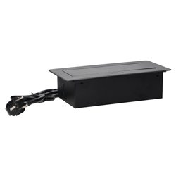 GNIAZDA MEBLOWE WPUSZCZANE W BLAT Z PŁASKIM FREZOWANYM RANTEM, ŁADOWARKĄ USB I PRZEWODEM 1,5M, 2X2P+Z (SCHUKO), 2XUSB, GRAFITOWE GNIAZDA MEBLOWE WPUSZCZANE W BLAT Z PŁASKIM FREZOWANYM RANTEM, ŁADOWARKĄ USB I PRZEWODEM 1,5M, 2X2P+Z (SCHUKO), 2XUSB, GRAFITOWE