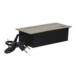 GNIAZDA MEBLOWE WPUSZCZANE W BLAT Z PŁASKIM FREZOWANYM RANTEM, ŁADOWARKĄ USB I PRZEWODEM 1,5M, 2X2P+Z, 2XUSB, KOLOR MOSIĄDZU ORN GNIAZDA MEBLOWE WPUSZCZANE W BLAT Z PŁASKIM FREZOWANYM RANTEM, ŁADOWARKĄ USB I PRZEWODEM 1,5M, 2X2P+Z, 2XUSB, KOLOR MOSIĄDZU ORN