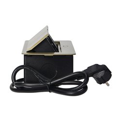 GNIAZDA MEBLOWE WPUSZCZANE W BLAT Z PŁASKIM FREZOWANYM RANTEM, ŁADOWARKĄ USB I PRZEWODEM 1,5M, 2X2P+Z, 2XUSB, KOLOR MOSIĄDZU ORN GNIAZDA MEBLOWE WPUSZCZANE W BLAT Z PŁASKIM FREZOWANYM RANTEM, ŁADOWARKĄ USB I PRZEWODEM 1,5M, 2X2P+Z, 2XUSB, KOLOR MOSIĄDZU ORN