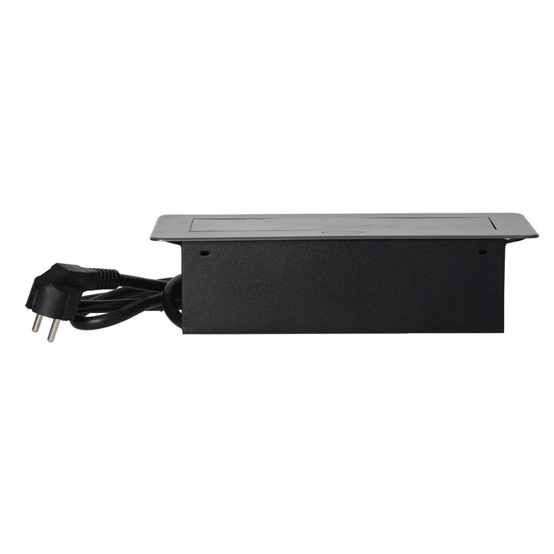GNIAZDA MEBLOWE WPUSZCZANE W BLAT Z PŁASKIM FREZOWANYM RANTEM, ŁADOWARKĄ USB I PRZEWODEM 1,5M, 2X2P+Z, 2XUSB, GRAFITOWE ORNO GNIAZDA MEBLOWE WPUSZCZANE W BLAT Z PŁASKIM FREZOWANYM RANTEM, ŁADOWARKĄ USB I PRZEWODEM 1,5M, 2X2P+Z, 2XUSB, GRAFITOWE ORNO