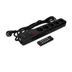 PRZEDŁUŻACZ 5 GNIAZD 2P+Z, STEROWANY BEZPRZEWODOWO, KABEL 3X1,5MM2, DŁUGOŚĆ 3M ORNO PRZEDŁUŻACZ 5 GNIAZD 2P+Z, STEROWANY BEZPRZEWODOWO, KABEL 3X1,5MM2, DŁUGOŚĆ 3M ORNO