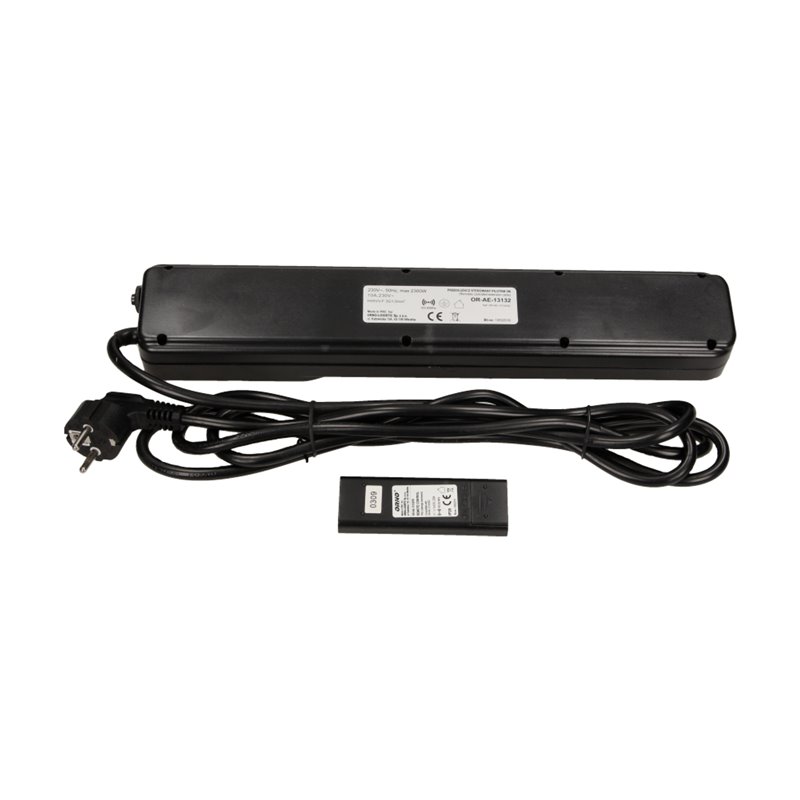 PRZEDŁUŻACZ 5 GNIAZD 2P+Z, STEROWANY BEZPRZEWODOWO, KABEL 3X1,5MM2, DŁUGOŚĆ 3M ORNO PRZEDŁUŻACZ 5 GNIAZD 2P+Z, STEROWANY BEZPRZEWODOWO, KABEL 3X1,5MM2, DŁUGOŚĆ 3M ORNO