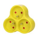 ROZGAŁĘŹNIK 3X2P+Z, ŻÓŁTY ORNO ROZGAŁĘŹNIK 3X2P+Z, ŻÓŁTY ORNO