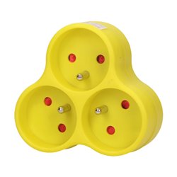 ROZGAŁĘŹNIK 3X2P+Z, ŻÓŁTY ORNO ROZGAŁĘŹNIK 3X2P+Z, ŻÓŁTY ORNO