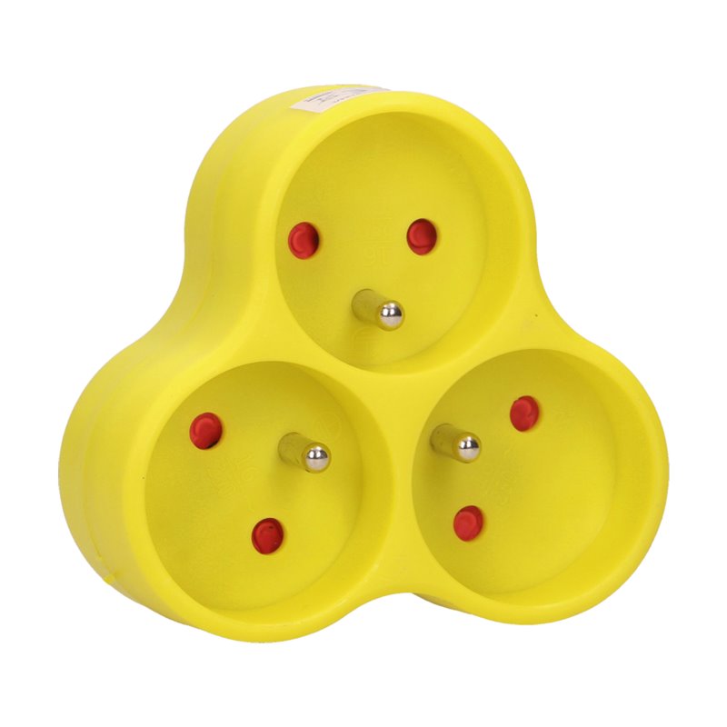 ROZGAŁĘŹNIK 3X2P+Z, ŻÓŁTY ORNO ROZGAŁĘŹNIK 3X2P+Z, ŻÓŁTY ORNO