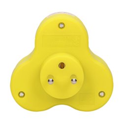 ROZGAŁĘŹNIK 3X2P+Z, ŻÓŁTY ORNO ROZGAŁĘŹNIK 3X2P+Z, ŻÓŁTY ORNO