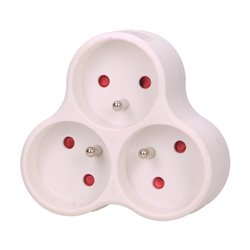 ROZGAŁĘŹNIK 3X2P+Z, BIAŁY ORNO ROZGAŁĘŹNIK 3X2P+Z, BIAŁY ORNO