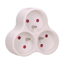 ROZGAŁĘŹNIK 3X2P+Z, BIAŁY ORNO ROZGAŁĘŹNIK 3X2P+Z, BIAŁY ORNO