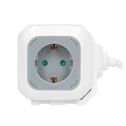 PRZEDŁUŻACZ 4 KROTNY 2P+Z (SCHUKO), ŁADOWARKA 2XUSB, 1,4M H05VV-F 3X1,5MM2, SZARO-BIAŁY ORNO PRZEDŁUŻACZ 4 KROTNY 2P+Z (SCHUKO), ŁADOWARKA 2XUSB, 1,4M H05VV-F 3X1,5MM2, SZARO-BIAŁY ORNO