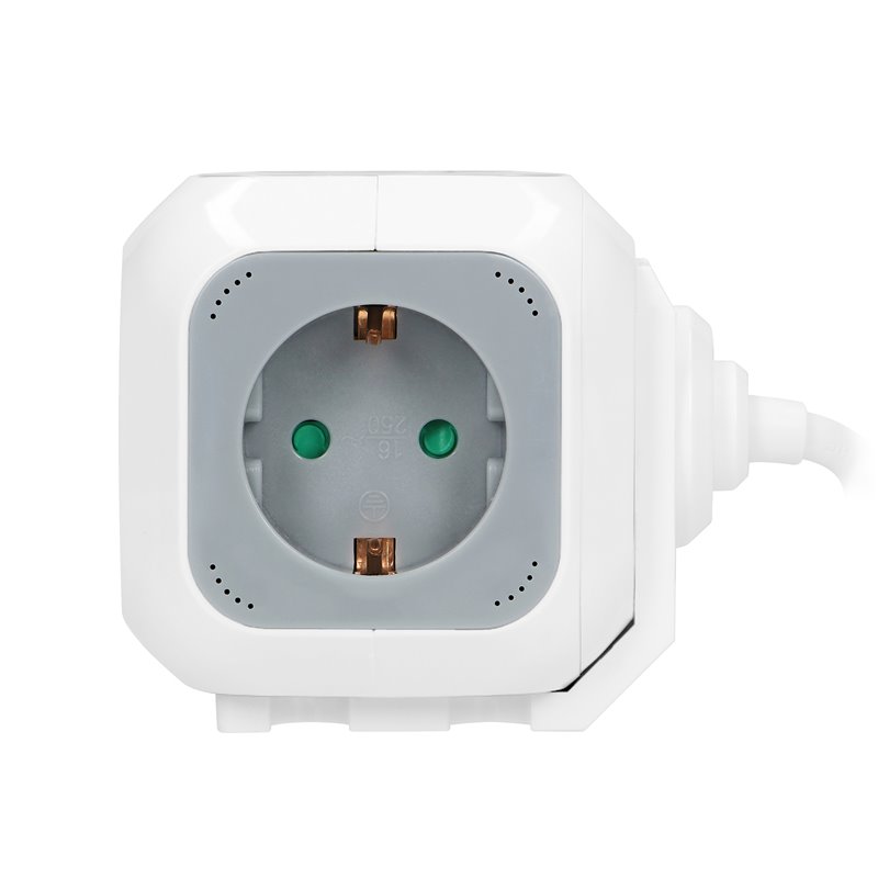 PRZEDŁUŻACZ 4 KROTNY 2P+Z (SCHUKO), ŁADOWARKA 2XUSB, 1,4M H05VV-F 3X1,5MM2, SZARO-BIAŁY ORNO PRZEDŁUŻACZ 4 KROTNY 2P+Z (SCHUKO), ŁADOWARKA 2XUSB, 1,4M H05VV-F 3X1,5MM2, SZARO-BIAŁY ORNO