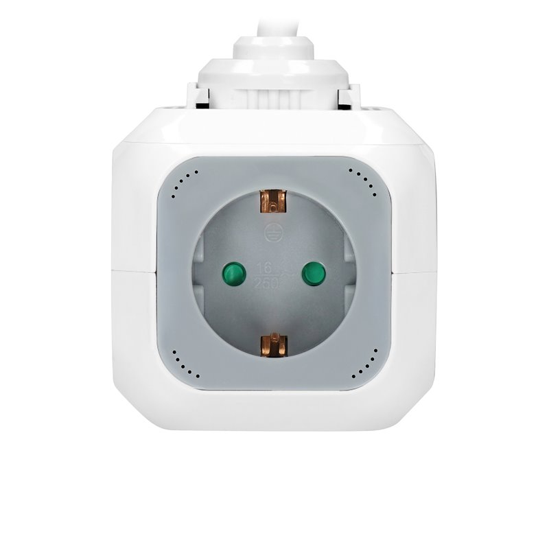 PRZEDŁUŻACZ 4 KROTNY 2P+Z (SCHUKO), ŁADOWARKA 2XUSB, 1,4M H05VV-F 3X1,5MM2, SZARO-BIAŁY ORNO PRZEDŁUŻACZ 4 KROTNY 2P+Z (SCHUKO), ŁADOWARKA 2XUSB, 1,4M H05VV-F 3X1,5MM2, SZARO-BIAŁY ORNO