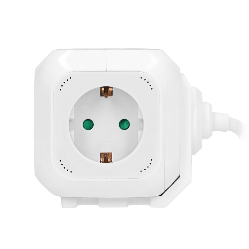PRZEDŁUŻACZ 4 KROTNY 2P+Z (SCHUKO), ŁADOWARKA 2XUSB, 1,4M H05VV-F 3X1,5MM2, BIAŁY ORNO PRZEDŁUŻACZ 4 KROTNY 2P+Z (SCHUKO), ŁADOWARKA 2XUSB, 1,4M H05VV-F 3X1,5MM2, BIAŁY ORNO