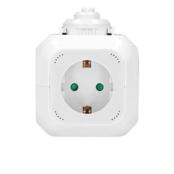 PRZEDŁUŻACZ 4 KROTNY 2P+Z (SCHUKO), ŁADOWARKA 2XUSB, 1,4M H05VV-F 3X1,5MM2, BIAŁY ORNO PRZEDŁUŻACZ 4 KROTNY 2P+Z (SCHUKO), ŁADOWARKA 2XUSB, 1,4M H05VV-F 3X1,5MM2, BIAŁY ORNO