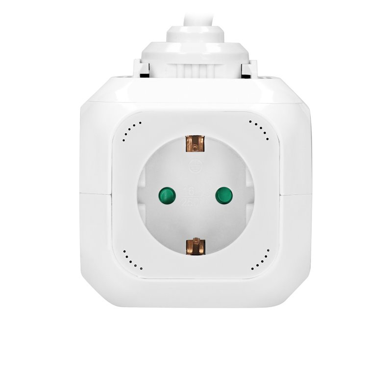 PRZEDŁUŻACZ 4 KROTNY 2P+Z (SCHUKO), ŁADOWARKA 2XUSB, 1,4M H05VV-F 3X1,5MM2, BIAŁY ORNO PRZEDŁUŻACZ 4 KROTNY 2P+Z (SCHUKO), ŁADOWARKA 2XUSB, 1,4M H05VV-F 3X1,5MM2, BIAŁY ORNO