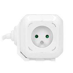 PRZEDŁUŻACZ 4 KROTNY 2P+Z, ŁADOWARKA 2XUSB, 1,4M H05VV-F 3X1MM2, BIAŁY ORNO PRZEDŁUŻACZ 4 KROTNY 2P+Z, ŁADOWARKA 2XUSB, 1,4M H05VV-F 3X1MM2, BIAŁY ORNO