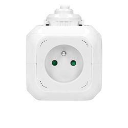 PRZEDŁUŻACZ 4 KROTNY 2P+Z, ŁADOWARKA 2XUSB, 1,4M H05VV-F 3X1MM2, BIAŁY ORNO PRZEDŁUŻACZ 4 KROTNY 2P+Z, ŁADOWARKA 2XUSB, 1,4M H05VV-F 3X1MM2, BIAŁY ORNO