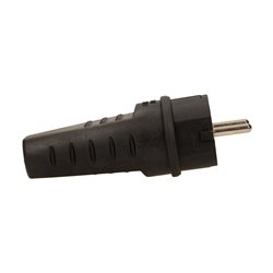 WTYCZKA GUMOWA PROSTA IP44, CZARNA ORNO WTYCZKA GUMOWA PROSTA IP44, CZARNA ORNO